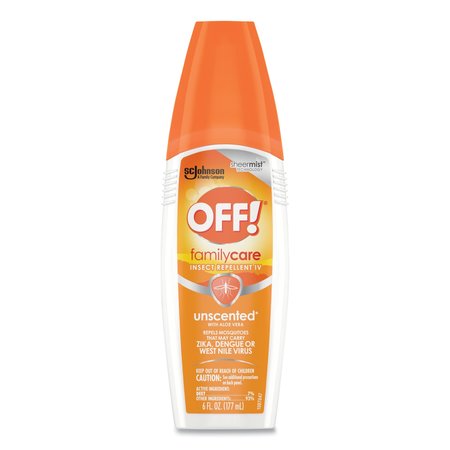 OFF! FamilyCare Unscented Spray Insect Repellent, 6 oz Spray Bottle, PK12 654458